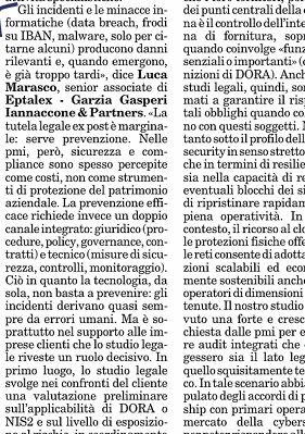 Cybersecurity e PMI - Nuova frontiera della consulenza