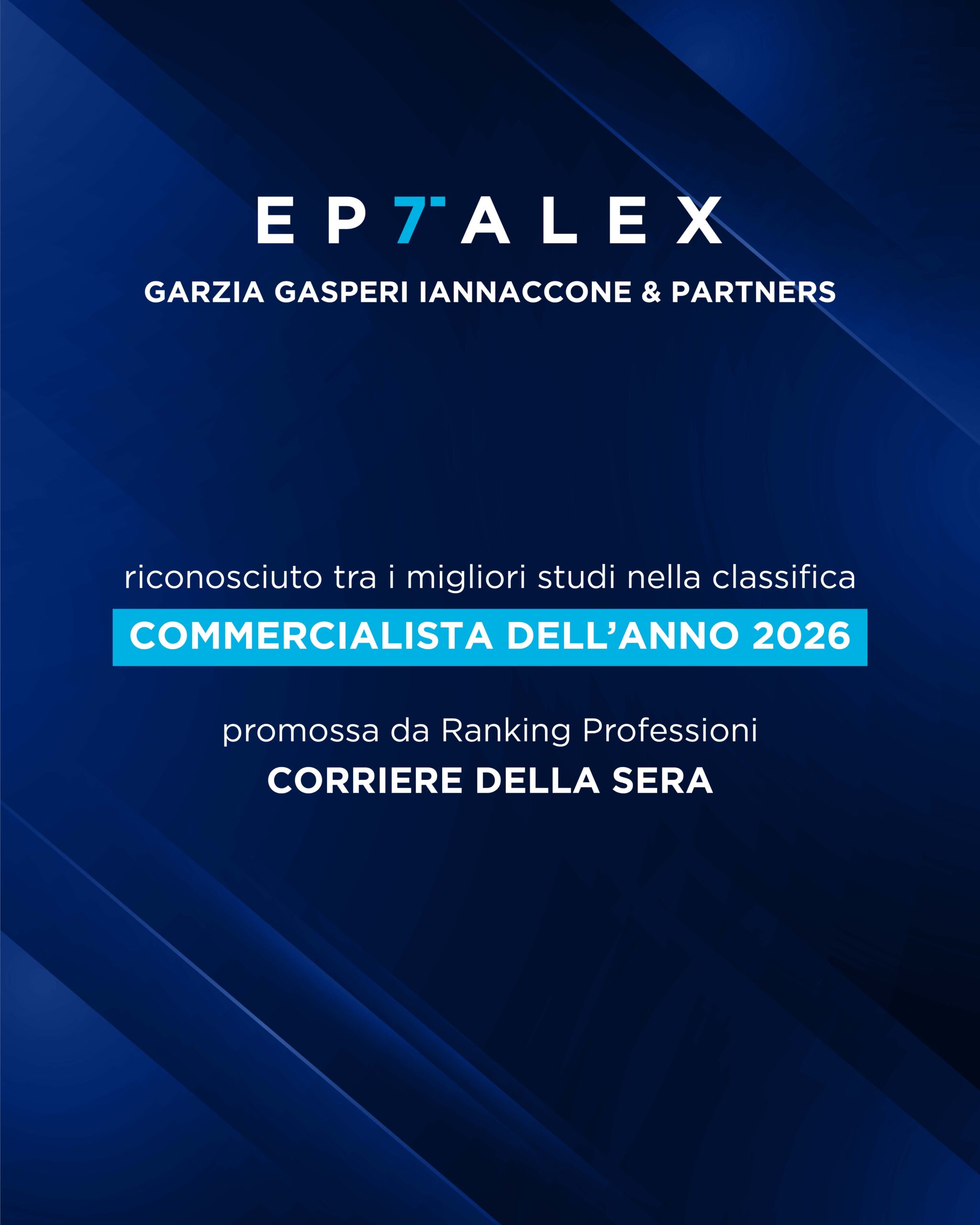 Eptalex Tax: Commercialista dell'anno 2026